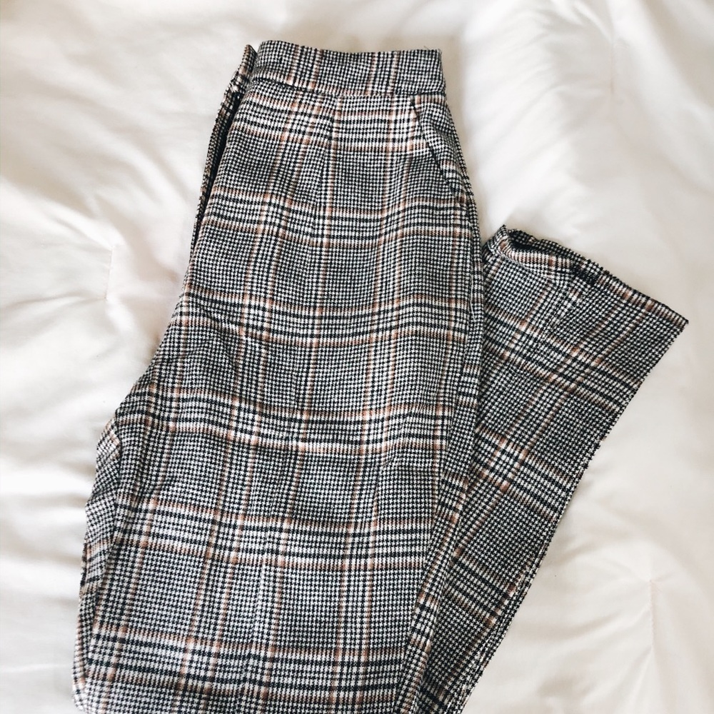 Highwaisted Plaid Pants